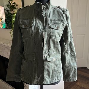 Army green field jacket